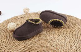 Toddler Tasman Ii Slippers Kids Tazz Baby Shoes Chesut Fur Slides Sheepskin Shearling Classic Ultra Mini Boot Winter Mules Wool gdg