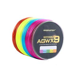 Braid Line Diominate Multicolor X9 PE Line 9 Strands Weaves Braided 500m/547yds Super Strong Fishing Line 15LB-100LB 231016