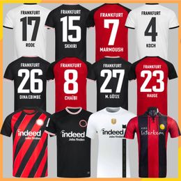 23/24 Eintracht Frankfurt Soccer Jerseys 2023 M.GOTZE KOSTIC SOW KLAMMERS HINTEREGGER KAMADA BORRE shirt RODE ACHE MAN Football Uniform 98 2000 Eintracht Frankfurt