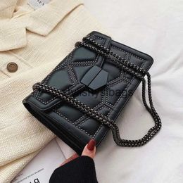 Cross Body Vintage Rivet Chain Shoulder Bags For PU Leather Fashion Square Crossbody Bag Designer Handbagstylishyslbags