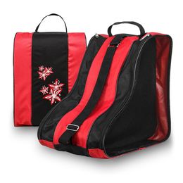 Outdoor Gadgets 3 Layers Breathable Skate Carry Bag Case Kids Roller Skates Inline Ice Skating Storage 231017