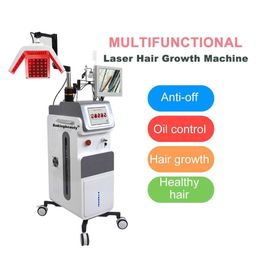 Multifuntional Hair Loss Treatment Scalp Detection Analyzer LED 650nm Diode Laser Hair Regrowth Growth Machine Treatment for Hair Loss Alopecia Areata