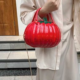 Cross Body Halloween Waterproof Chain Crossbody Bag 2023 Pumpkin Fashion Sling PU Leather Top Handle Bagscatlin_fashion_bags