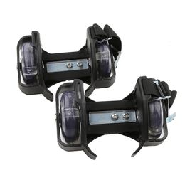 Inline Roller Skates Flashing Pulley Skate Wheels Heel Adjustable Skating Shoes 231016