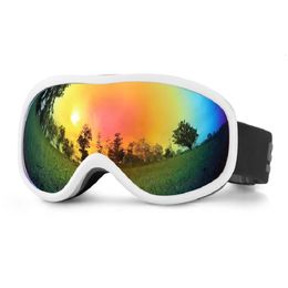 Ski Goggles Ski Goggles Mask Double Lens UV400 Anti-fog Big Snowboard Glasses for Men Women Outdoor Windproof Snow Goggle Winter Sunglasses 231016