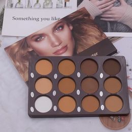 Eye Shadow 12 Color Matte Trimming Makeup Palette Face Foundation White Brown Female Cosmetic Easy To Color Lasting Nature Water Proof 231016