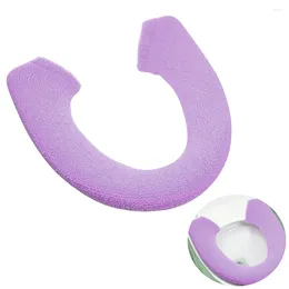 Toilet Seat Covers Cabilock Warm Thicken Bathroom Cushion Mat Pad ( Purple ) Accessories