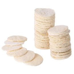 Makeup Tools 50Pcs Remover Sponges Pads Loofah Exfoliating Scrubbing Reusable Remove For Shower Bath Spa 231016