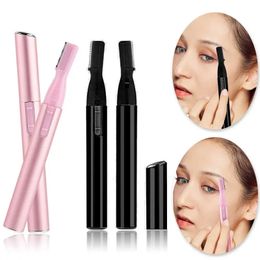 Eyebrow Trimmer Multi Functional Mini Handle Beauty Women Painless Automatic Shaving Trim Eyebrows Electric Eyebrow Trimmer Pink Black 231016