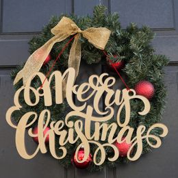 Other Event Party Supplies Customised Merry Christmas Sign Christmas Decoration Hanging Holidays Ornaments Decor for Christmas Tree Outdoor Indoor Wall 231017