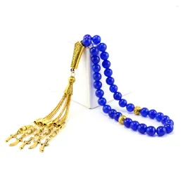 Strand Stones Tasbih And Agates Tassel Style Black Crystal Muslim Prayer Beads 33 66 99 Misbaha Islam Rosary Islamic Gift