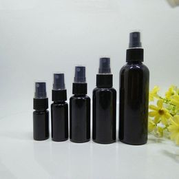 10ml 20ml 30ml 50ml 100ml PET Spray Bottles,All Black Mist Perfume Vials,Empty Atomizer bottle,DIY Mini Sample container F1002 Xempa Nklam