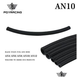 10 An Pros Lite Black Nylon Racing Hose Fuel Oil Line 350 Psi 0. Pqy7314-1 Drop Delivery