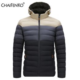 Mens Down Parkas Men Warm Parka Autumn Winter Windproof Thick Hooded Jacket Coat Brand Outwear Fashion Lightweight Casual 231016