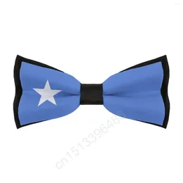 Bow Ties Polyester Somalia Flag Bowtie For Men Fashion Casual Men's Cravat Neckwear Wedding Party Suits Tie