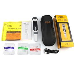 PH Metres Professional Portable PH Metre Water Quality Tester Acidometer for Aquarium PH include 3.7V lithium Battery Colour screen PH828 231017