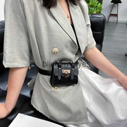 Waist Bags Cross Body Bag Female New Pattern Belt New Mini Chain Decoration Belt Bag Messenger Bag Bags forblieberryeyes