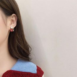 Stud Earrings KKCHIC Korean Fashion Cute Wild Chrysanthemum Flower Ear Earring Temperamental All-match Little Daisy Jewelry Gift