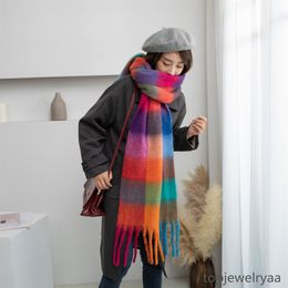 High quality men's and women's winter warm cashmere shawl scarf Fashion designer Luxury plaid scarf 240*35