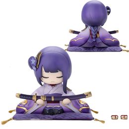 Arts and Crafts 10cm Genshin Impact Statue of Her Excellency Anime Figure Raiden Shogun Action Figure Klee/Venti Figurine Model Doll Toys Gift 231017