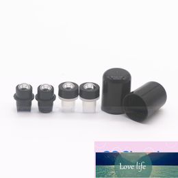 Simple 100x Steel Roller amp Lids for 18mm 410 neck size Doterra Young Living Bottles Glass roller Aromatherapy Perfume Roller