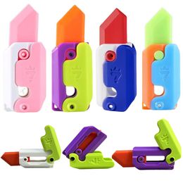 3D Printed Gravity Radish Knife Toys Fidget Toys Hand Gripper Forearm Finger for Kids Adults Anxiety Stress Relief Toy Best quality