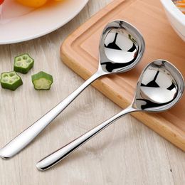 Spoons Kitchen Ladle Stainless Steel Home Utensils Restaurant Accessories For Serving Spoon Buffet Large Cutlery Tableware