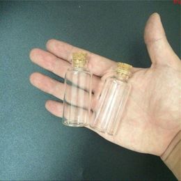 28*65*125mm 25ml Clear Glass Bottles With Cork Small Transparent Mini Empty Bottle Vials Jars 24pcs good qty Kejum