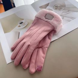 five finger mittens new waterproof riding velvet thermal fitness Women glove bright female winter warm fashion mans Windproof Antifreeze designer 4OEJI