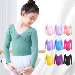 Stage Wear Girls Ballet Leotards High Quality Bodysuit Teen Soft Lining Dancewear Kids Nylon Short Sleeve Gymnastics