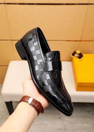 New Arrivals Men's Dress Shoes Formal Genuine Leather Carved Classic Business Flats Brand Designer Party Wedding Shoes Size 38-45