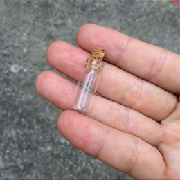 Glass Vials Jars 10*24*5mm 08ml Mini Clear Bottles With Cork Empty Small Wishing Bottle 300pcslotgood qty Njhsq