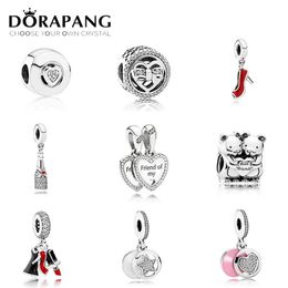 DORAPANG Lovely Charms Bead High Heels Pendant Fit A Early Autumn Series s925 Sterling Silver DIY Bracelet Whole factory271m