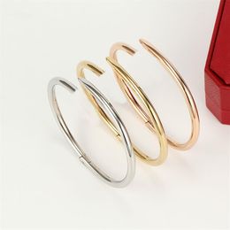 Exquisite love bracelets Bangle nail bracelets Christmas gifts can be given to male and female friends 255I