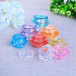 Wholesale 2g 3g 5g diamond shape cream bottle,plastic jar eyeshadow container,empty jarhigh qualtity Nmkfa Ujuua