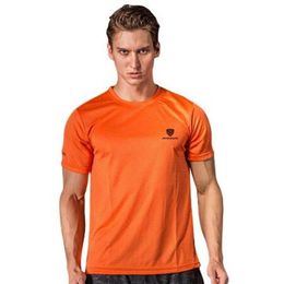 Casual Men Tennis T Shirt Sports O-neck Quick Dry Breathable Shirt Run badminton male Short sleeve t shirts tops tees clothing213J