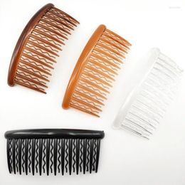 Hair Clips Headdress Fashionable Temperament Women Simple Accessories Girls Wedding Vintage Boutique Lacquer 27-tooth Plastic Comb