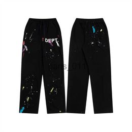 Men's Pants Fashion Letter Graffiti Painted Pant High Quality Men Unisex Casual Sweatpants x1017