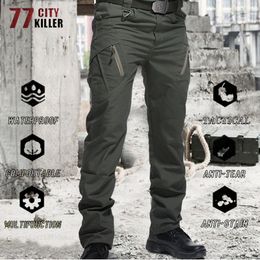 Men's Pants Plus Size City Tactical Pants Men Military Waterproof Combat Trousers Men Army SWAT Multi-pockets Wear-Resistant Joggers S-5XL 231011