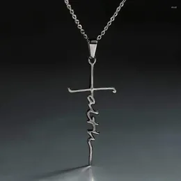 Pendant Necklaces Huitan Fashion Unusual Cross Necklace For Men Women Unisex Neck Accessories Daily Wear Modern Trendy Jewelry Drop Ship