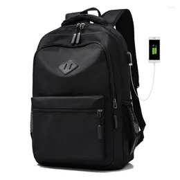 School Bags Solid Color Backpack Fashion Men Women High Capacity Schoolbags For Teenager Girls Boys Male Shoulder