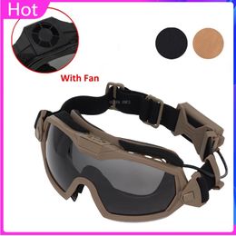 Outdoor Eyewear Military Tactical Goggles Anti Fog UV Protection Paintball Airsoft Glasses Windproof Motorcycle Shooting Cs Wargame Eyewears 231017