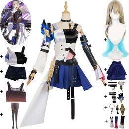 Honkai Game Star Rail Serval Landau Belobog Cosplay Costume Wig Anime Sexy Woman Outfit Hallowen Carnival Party Role Play Suit