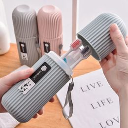 Toothbrush Holders Portable Toothpaste Protect Holder Case Travel Camping Storage Box 231017