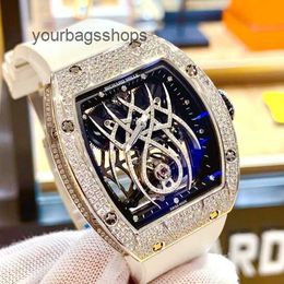 Brand Watch Luxury Wrist Watch RM Wristwatch Rm1901 Manual 18k Platinum Original Diamond Womens YJGQ 6TVR