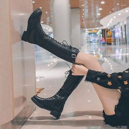 Artificial Leather Boots Long 625 Women Autumn Winter Over the Knee High Heels Thin Pointed Shoes Zip