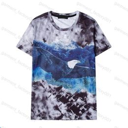 European and American high end street fashion mens T-shirt 2021 printing short sleeve couple Hip Hop tee shirt top quality Pullove248M