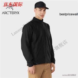 Arc'terxy Windshell Jackets Men's Coats ARC'TERXY SOLANO JACKET Windproof Men's Soft Shell Jacket Black/Black M HBVS