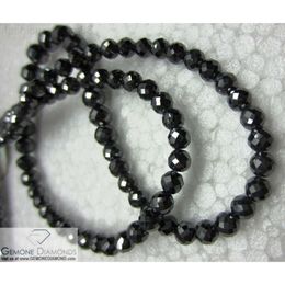 Top Quality of Genuine Black Colour Moissanite Strands Necklace At Cheapest Price Black Moissanite Necklace moissanite Jewellery