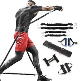 Resistance Bands 11PC 140LBS Stretching Strap Set For Arms Legs Strength Fitness Equipment Workout Boxing Basketball 231016